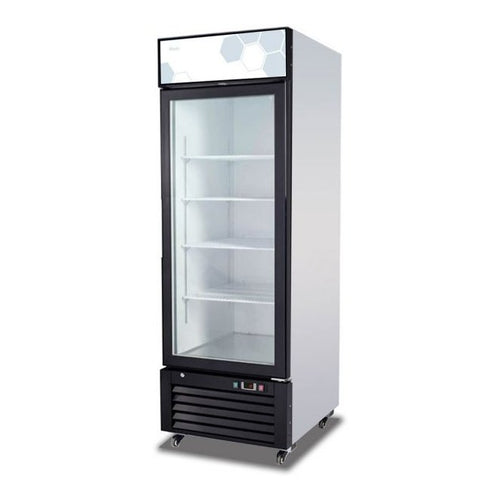 Migali 1-Door Glass Refrigerator